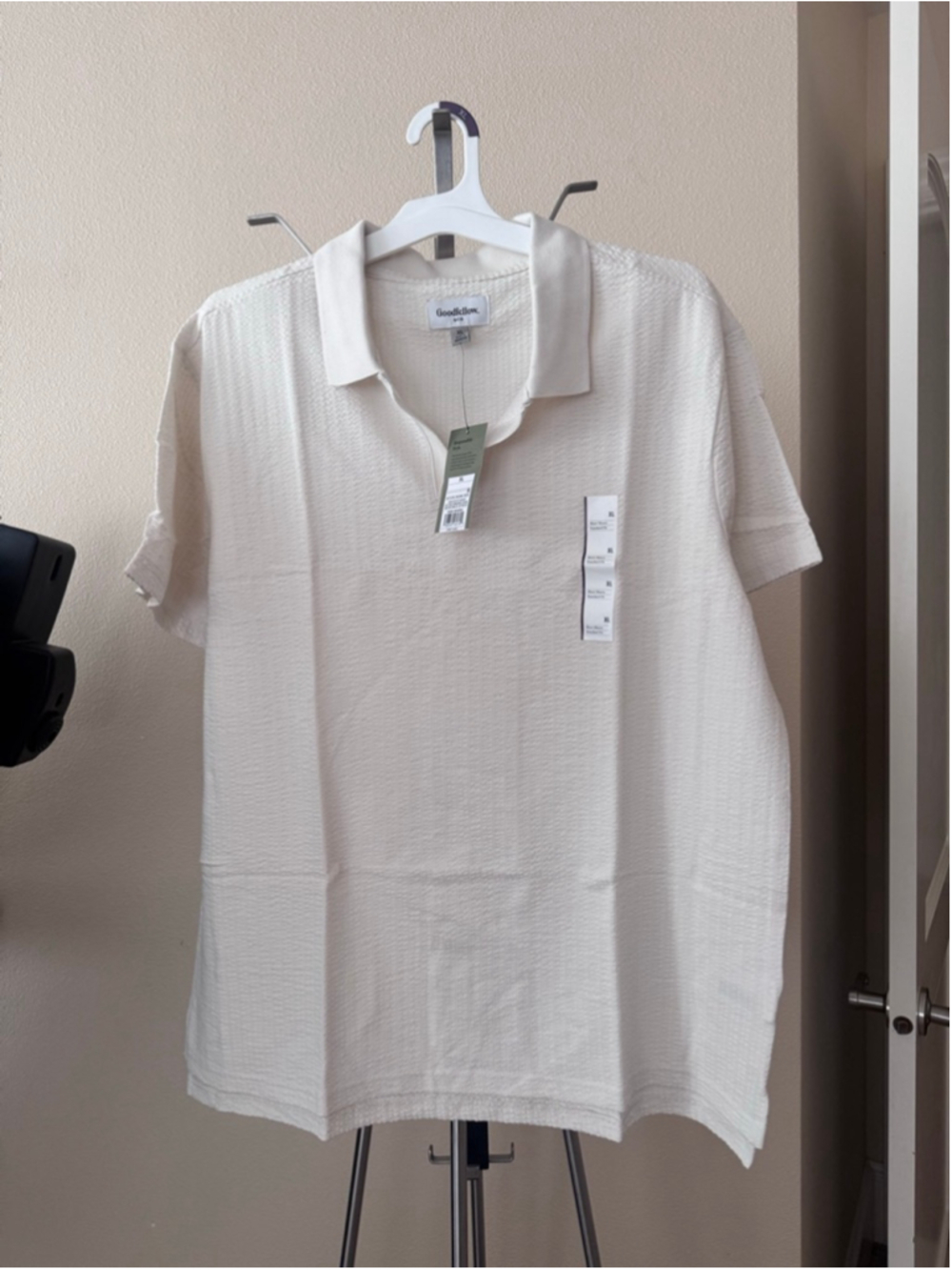 Men's Goodfellow & Co Beige Polo Shirt - various sizes